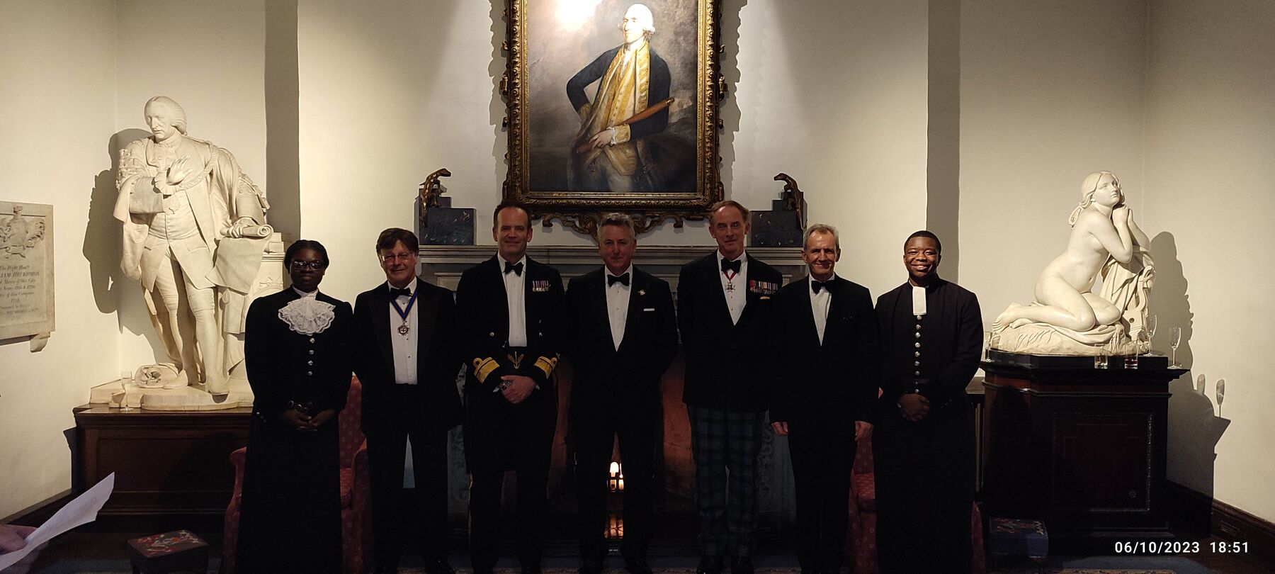 Core principals: Chief Steward Mike Lloyd, Rear Admiral Anthony Rimington and Major General Buster Howes