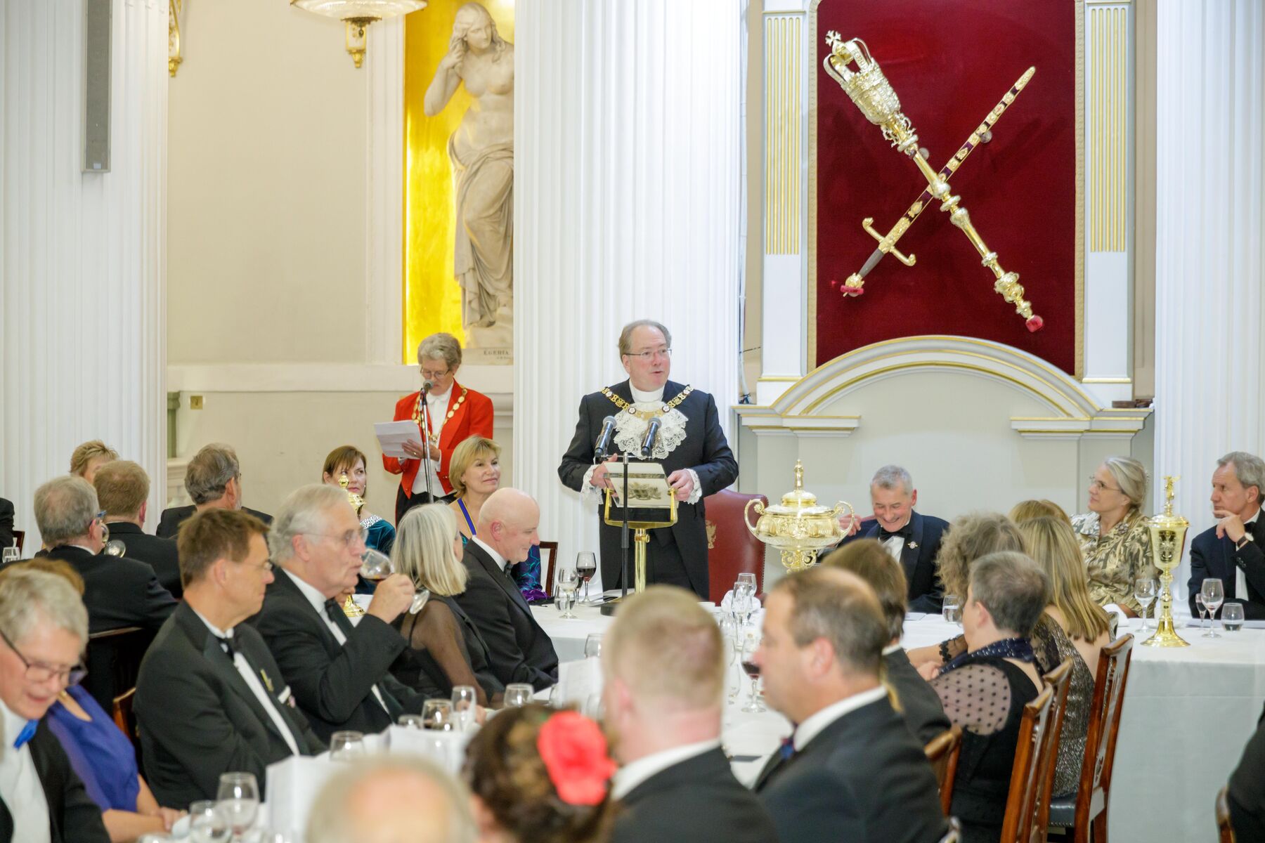 The Rt. Hon. The Lord Mayor, Michael Mainelli, addressing the dinner